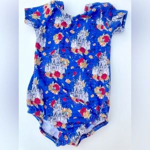 Magic Princess castle leotard 4T